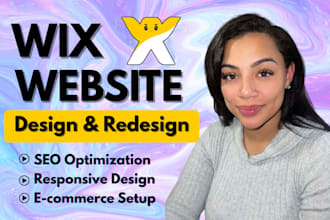 build wix website design, wix website development, wix website redesign