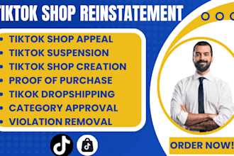 appeal to remove tiktok shop violation and tiktok suspension proof of delivery