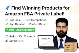 do amazon product research for fba private label hunting
