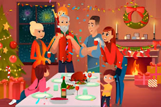 create a custom christmas card