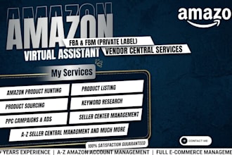 manage your amazon seller and vendor central account