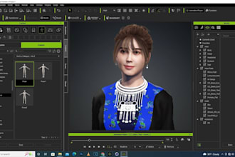 convert, rig cc4 model, iclone, c4d, metahuman, humanoid, modular,  nsfw