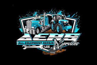 create high quality and beautiful equipment logo design
