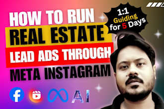 teach you generate real estate leads via facebook meta ads