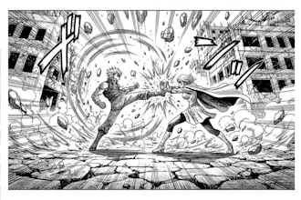 draw epic manga action scenes and fight panels