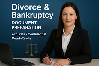 prepare and review bankruptcy civil matters, pacer documents and dispute letters
