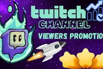 boost twitch viewers with organic twitch channel promotion