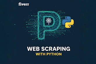 create a python data scraping script