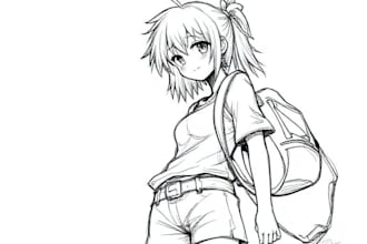 sketch you color anime sketch art