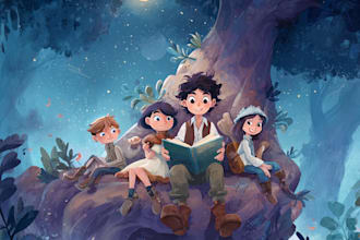 draw amazing christmas children book and cover illustrations