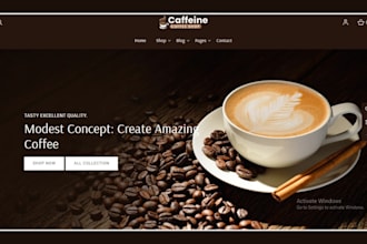 build coffee shopify store coffee website matcha tea store coffee matcha website