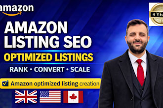 write amazon listing, amazon listing seo and amazon variation listing expert