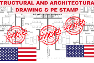 do structural plan architectural plan pe stamp plan for tn sc ut or city permit