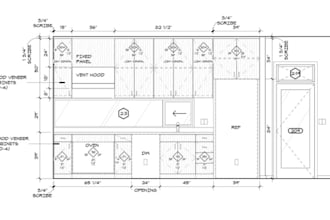 do woodworking shop drawings, joinery, cabinets, kitchen, layout rendering