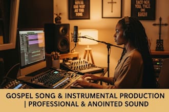 produce professional worship, gospel, and christian music instrumental