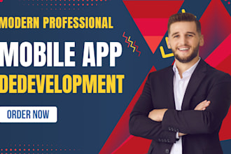 design and develop an android and IOS app