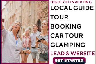 generate local tour guide glamping leads tour booking website