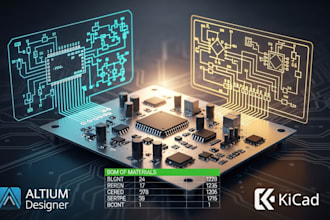 schematic pcb design using altium with enclosure design using altium , kicad