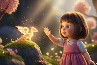 children story book illustration, illustration and bible themed story