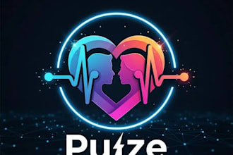 design a modern and attractive logo for your dating app