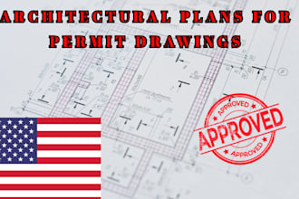 do framing, truss, architectural and foundation plan for permit drawing