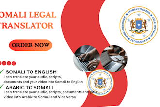 reliable somali translator for legal business and ngo files