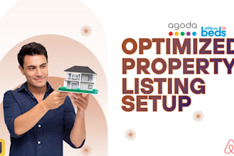 optimize airbnb, agoda listing, sync beds24, calendar, dynamic price setup str