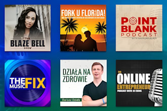 create a professional podcast cover art, itune and podcast logo design