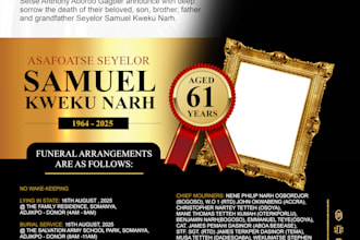 professional obituary flyer design elegant funeral announcement posters