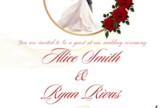 personalized digital wedding invitation