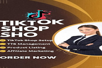 setup tik tok shop, tik tok affiliate and tiktok shop marketing