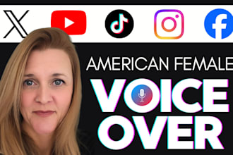 record engaging social media voiceovers for reels, tiktoks, youtube, facebook