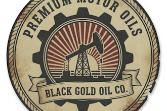 design a vintage diesel logo for your brand
