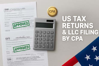 do US tax filing US tax returns llc tax business tax 1040 5472 1120 cpa