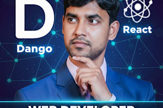 build custom django and react web app for your business, hrms, CRM or erp