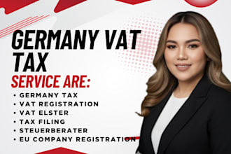 do german bookkeeping, corporate tax return, income tax, vat oss steuerberater