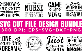 create high quality svg cut file design bundles for cricut
