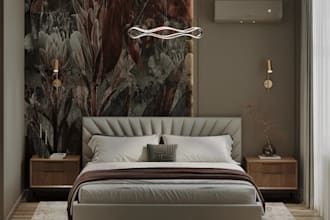 revamp 3d minimalist interior living room,dining setup, bedroom decor,skp render