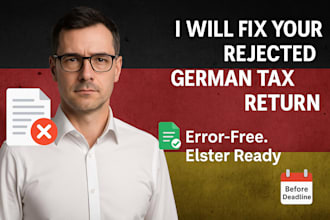fix and resubmit your rejected or incorrect german tax return