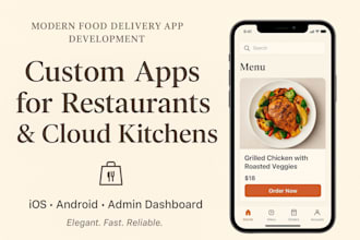 develop food delivery app, restaurant app, food ordering app, grocery app