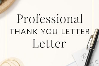 write your perfect thank you note