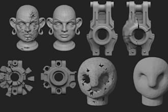 do stl file repair, edit custom file modification for 3d printing, 3d stl model