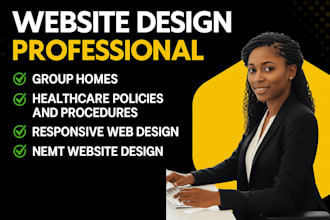 design professional websites for group homes, healthcare agencies and nemt bus