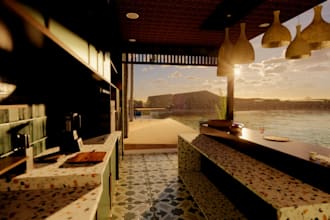 do 3d modeling interior design and render using enscape fastly