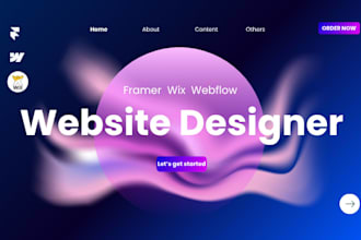 framer website figma to framer landing page saas website design