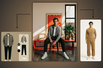 do ai image editing for product photography with models