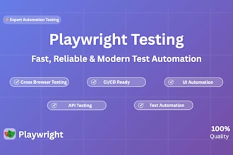 do playwright automation testing for web and API testing