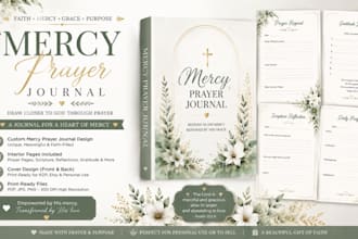 design prayer journal design kdp journal formatting  digital journal book cover