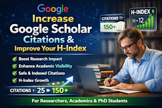 increase google scholar citations and improve your h index
