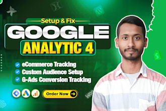 setup and fix google analytics 4,ga4 your website